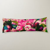 Coussins Longs Fleurs de pommier crabapple rose (Dos)