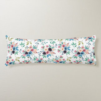 Coussins Longs Fleurs de printemps colorées motif