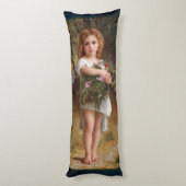 Coussins Longs Fleurs De Printemps par William Bouguereau (Dos (Vertical))