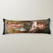 Coussins Longs Fleurs De Printemps par William Bouguereau (Devant)