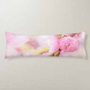 Coussins Longs Fleurs de sakura roses - Fleur de cerisier japonai