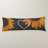 Coussins Longs Fleurs de soleil (Dos)