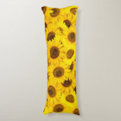 Coussins Longs Fleurs de soleil (Devant (Vertical))