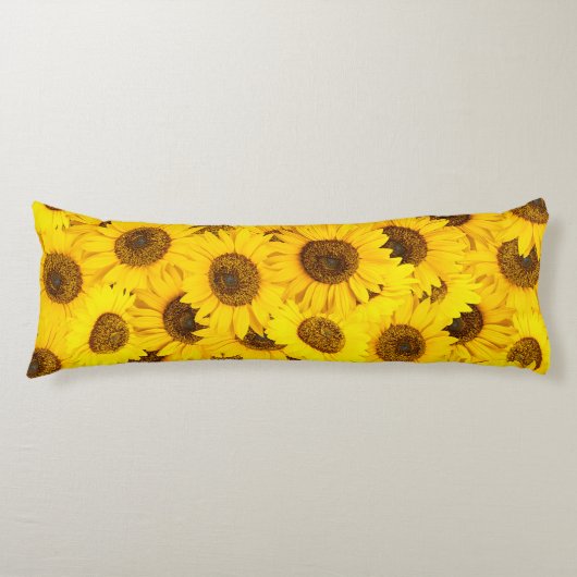 Coussins Longs Fleurs de soleil (Devant)