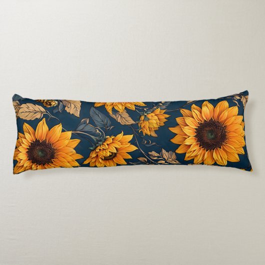 Coussins Longs Fleurs de soleil (Dos)