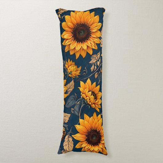 Coussins Longs Fleurs de soleil (Devant (Vertical))