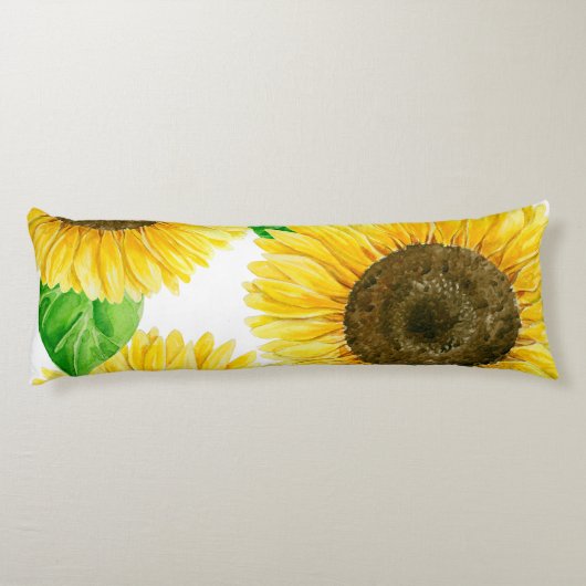 Coussins Longs Fleurs de soleil (Dos)