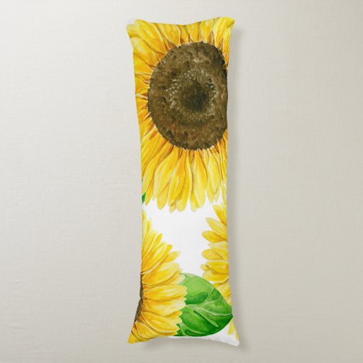 Coussins Longs Fleurs de soleil (Devant (Vertical))