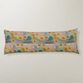 Coussins Longs Fleurs de soleil Abstraites (Dos)
