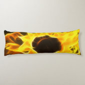 Coussins Longs Fleurs de soleil brillant (Dos)