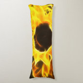 Coussins Longs Fleurs de soleil brillant (Devant (Vertical))