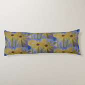 Coussins Longs Fleurs de soleil jaunes d'été (Dos)