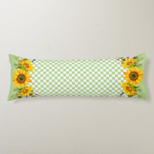 Coussins Longs Fleurs de soleil sur tableau de bord