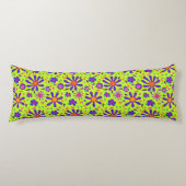 Coussins Longs Fleurs de style MOD sur Peridot Green (Devant)