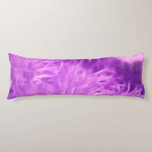 Coussins Longs Fleurs de teintes violettes transformées (Devant)