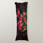 Coussins Longs Fleurs de tulipe roses (Devant (Vertical))