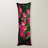 Coussins Longs Fleurs de tulipe roses (Dos (Vertical))