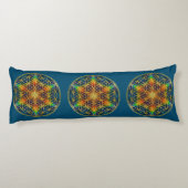 Coussins Longs FLEURS DE VIE - Fleur fractale 1 (Dos)