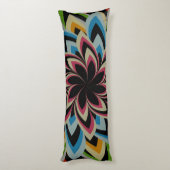 COUSSINS LONGS FLEURS D'ESCALIERS COLORÉES (Dos (Vertical))