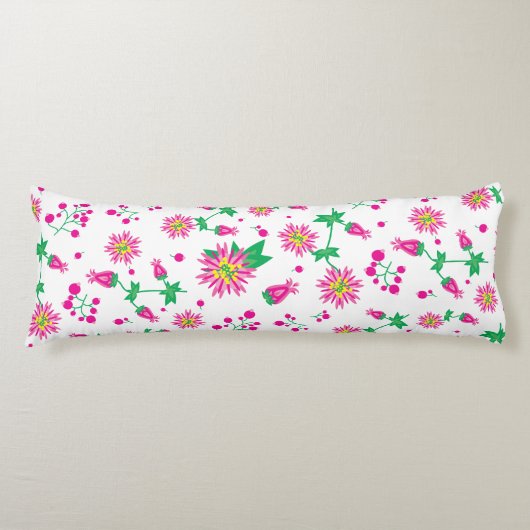 Coussins Longs Fleurs et baies (Devant)