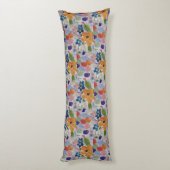 Coussins Longs Fleurs et ballons (Dos (Vertical))
