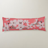 Coussins Longs Fleurs flottantes de fleurs de cerisiers (Dos)