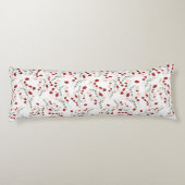 Coussins Longs Fleurs Jetant Des Oreillers (Dos)