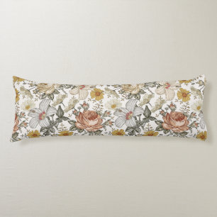 Coussins Longs Fleurs magnifiques