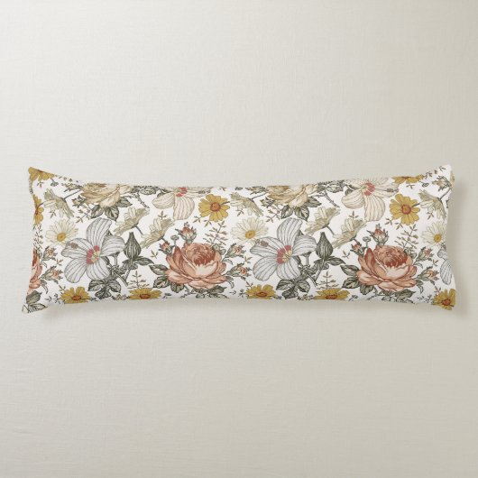 Coussins Longs Fleurs magnifiques (Devant)
