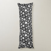 Coussins Longs Fleurs monochromes à motif répétitif (Dos (Vertical))