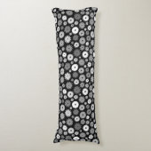 Coussins Longs Fleurs monochromes à motif répétitif (devant Vertical)