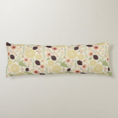 Coussins Longs Fleurs Motifs de crème rose fleurie (Dos)