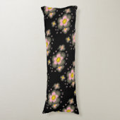 Coussins Longs Fleurs roses (Devant (Vertical))