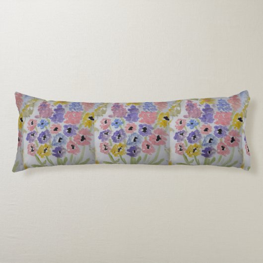 Coussins Longs Fleurs sauvages d'été (Devant)