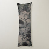 COUSSINS LONGS FLEURS VERTES (Dos (Vertical))