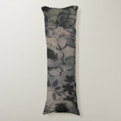 COUSSINS LONGS FLEURS VERTES (devant Vertical)