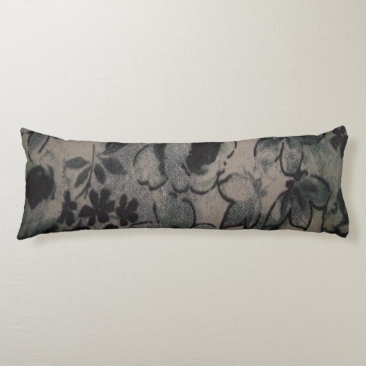 COUSSINS LONGS FLEURS VERTES (Devant)