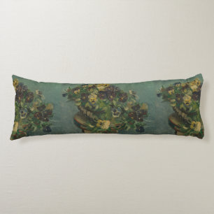 Coussins Longs Fleurs vintages Van Gogh Panier de panneaux Coussi