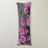 Coussins Longs Fleurs violettes (Devant (Vertical))