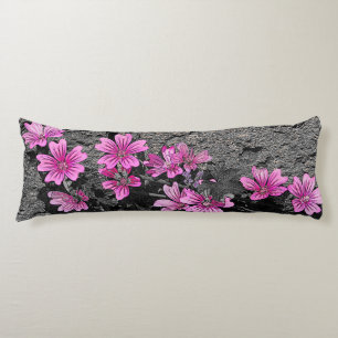Coussins Longs Fleurs violettes