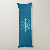 Coussins Longs Flocon de neige (Dos (Vertical))