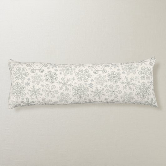 Coussins Longs Flocon de neige (Dos)