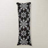 Coussins Longs flocons de neige 3d (Devant (Vertical))