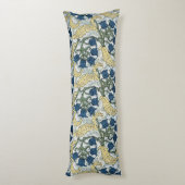 Coussins Longs Floral Blue Flowers Lily Valley Répétition (Dos (Vertical))