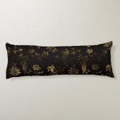 Coussins Longs Floral d'or (Dos)