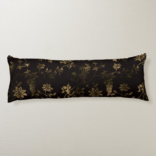 Coussins Longs Floral d'or (Dos)
