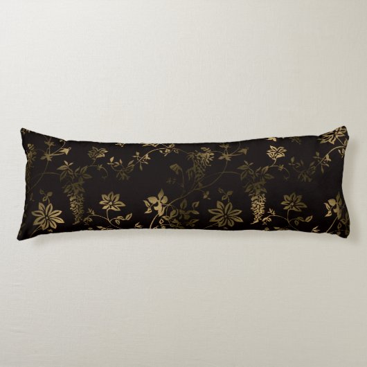 Coussins Longs Floral d'or (Devant)