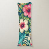 Coussins Longs Floral hawaïen/tropical (Devant (Vertical))