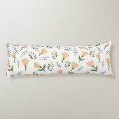 Coussins Longs Floral Jaune nordique (Dos)