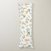 Coussins Longs Floral Jaune nordique (Devant (Vertical))